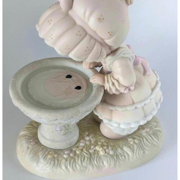 Other - Precious Moments Girl with Reflection In Birdbath Figurine